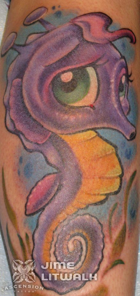 SeaHorse Tattoo | Flower tattoos, Tattoo Girlie, Tattoo idea… | Flickr
