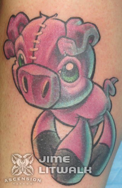 Teddy Bear tattoo by Andrea Morales  Photo 17650