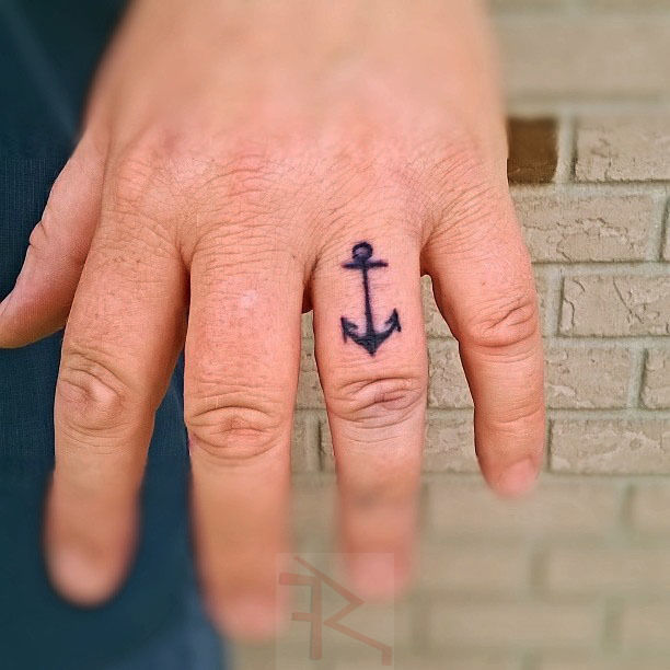 Discover 76 finger tattoo anchor latest  thtantai2