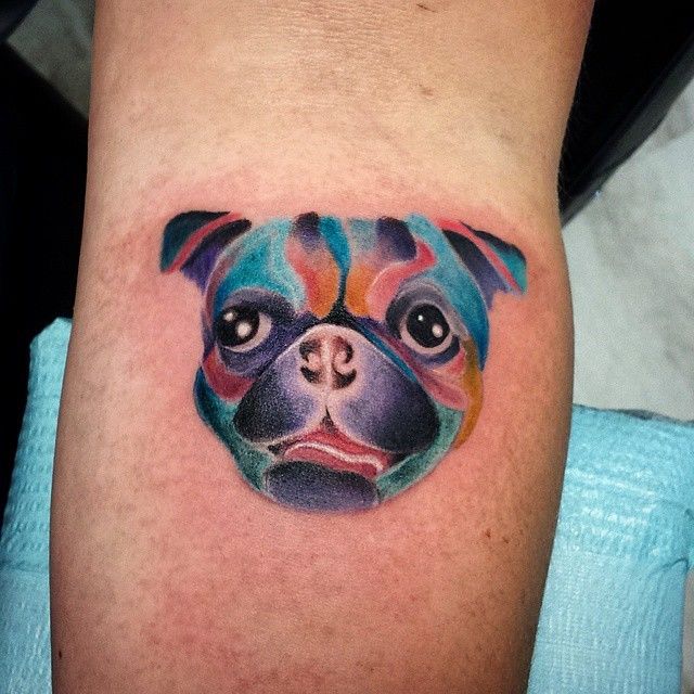 Pug from Behind Butt Dog Temporary Tattoo Water Resistant Fake Body Art Set  Collection | Michaels