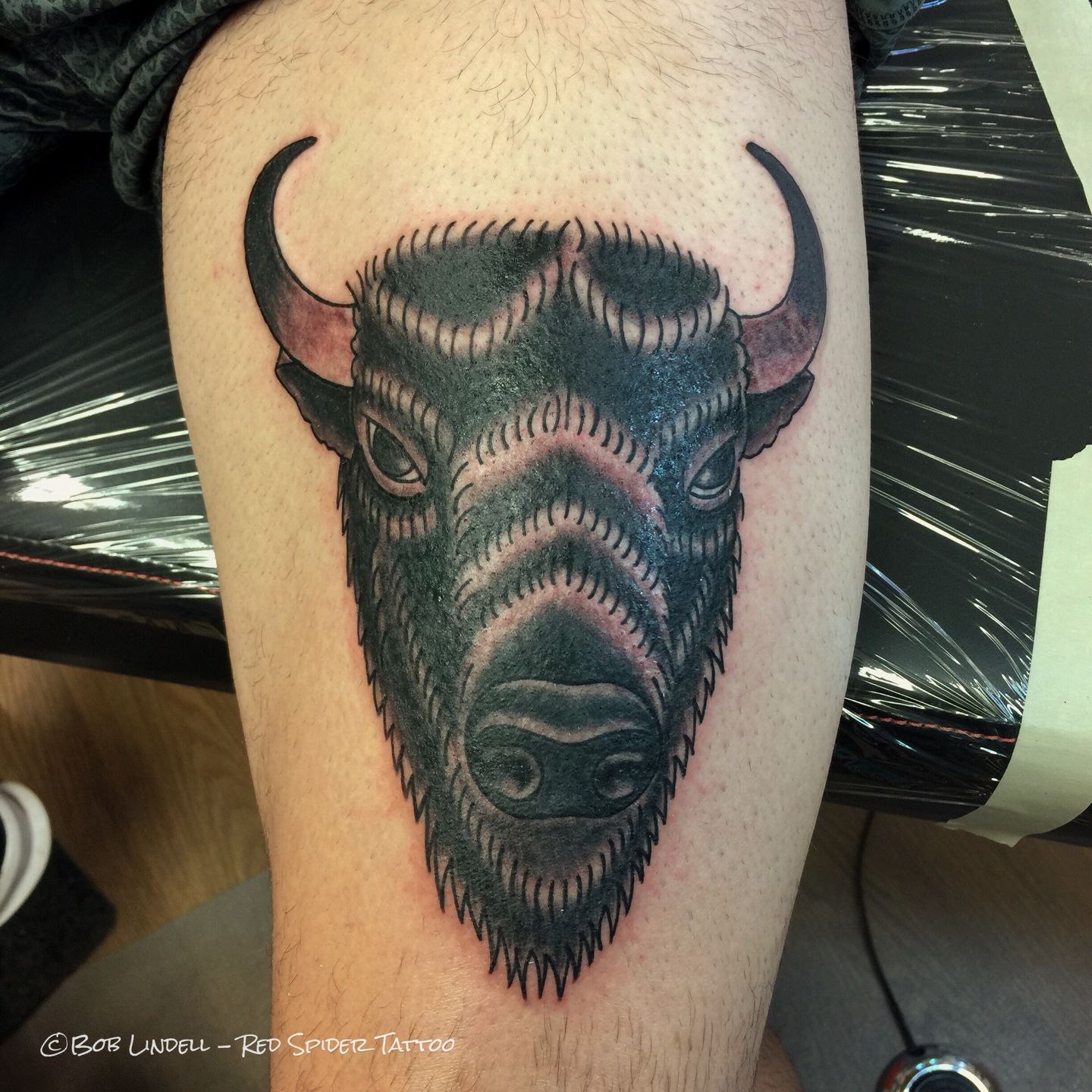 Cat Tattoo on Instagram Check out this Traditional Buffalo tattoo by  Justin Follow Justin on Instagram jgorbeytattoos and message them on