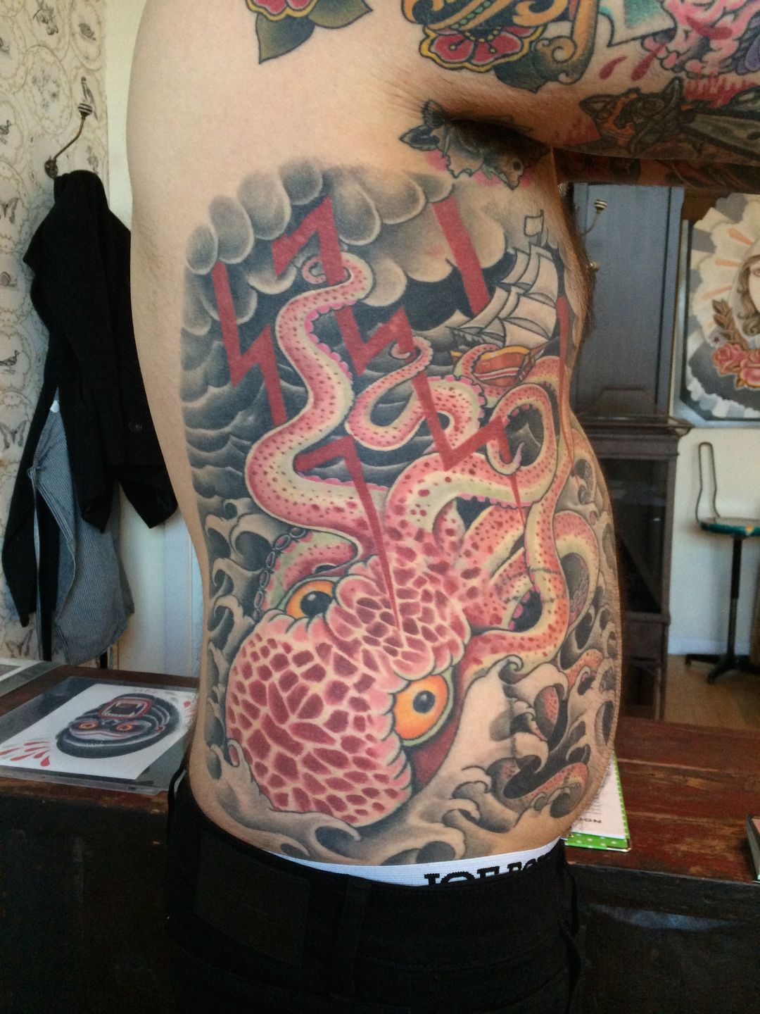 40 Epic Kraken Tattoo Meaning and Designs  Legend of The Sea Check more  at httptattoojournalcom40epic  Kraken tattoo Octopus tattoo  sleeve Ship tattoo