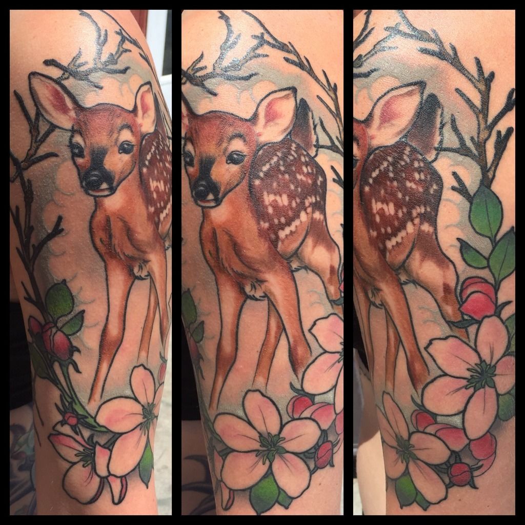 Deer Tattoo by dadenko on DeviantArt