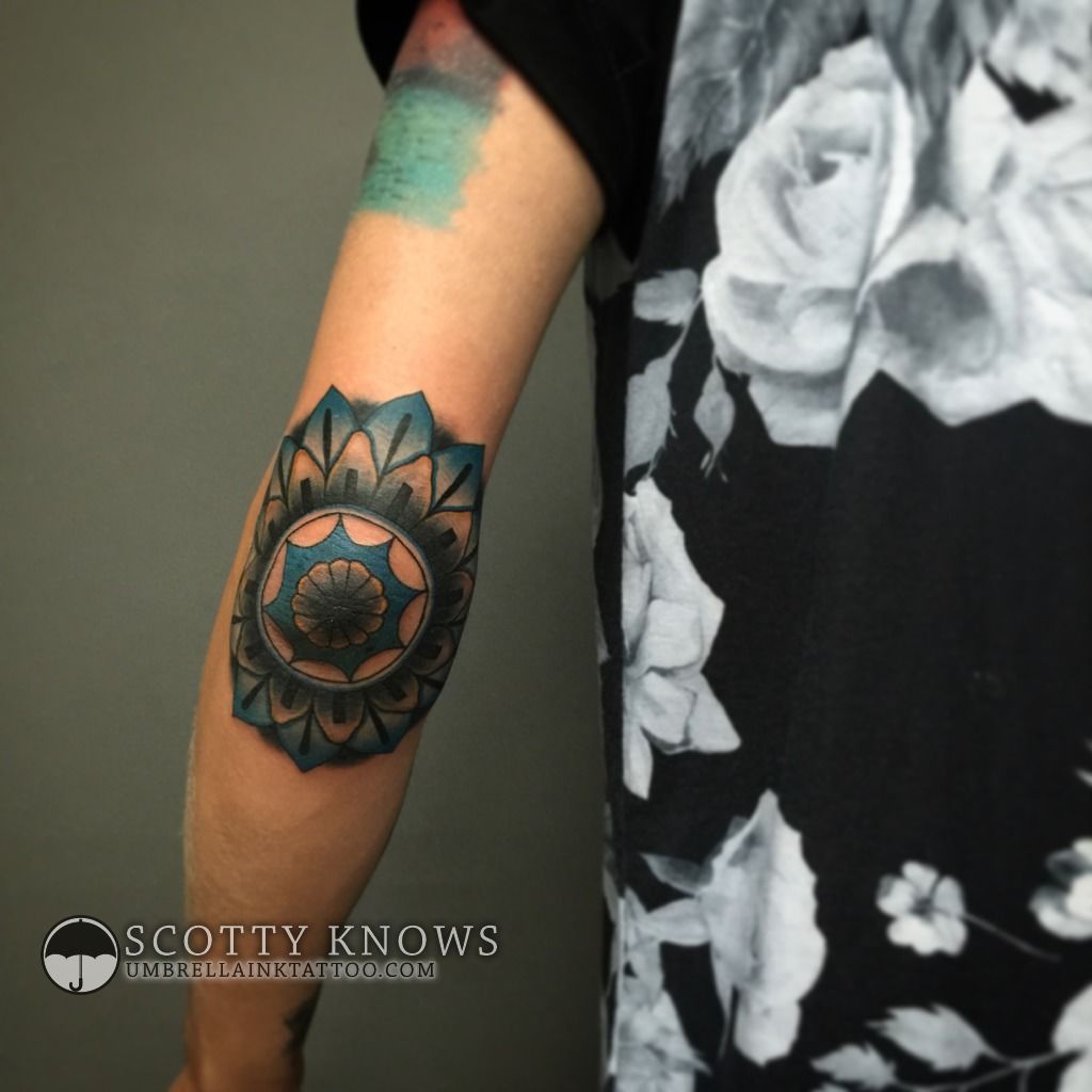 Mandala Tattoos for Men | Grey ink tattoos, Tattoos for guys, Elbow tattoos