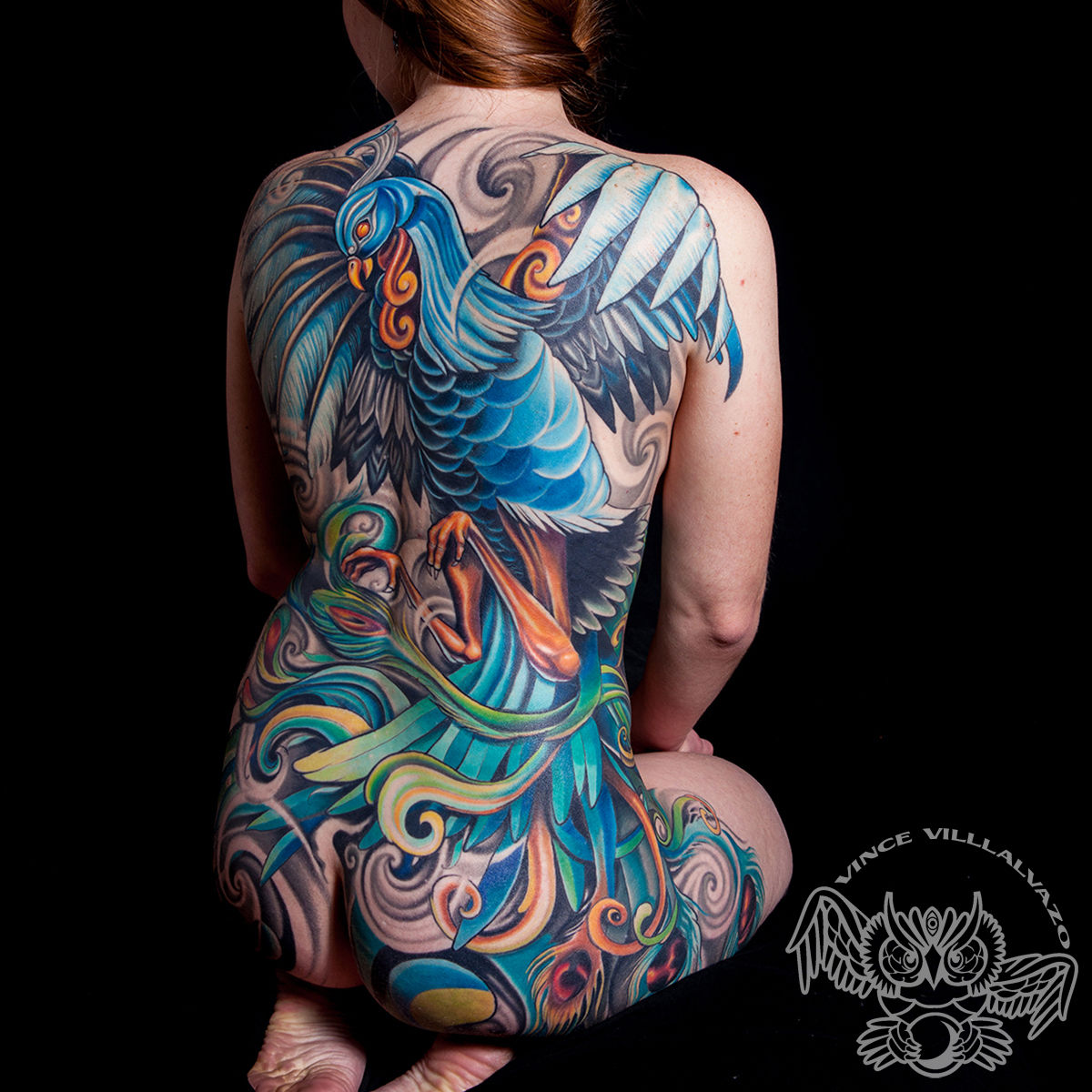 EnticingPeacockTattooOnBack  Tattoo Designs for Women