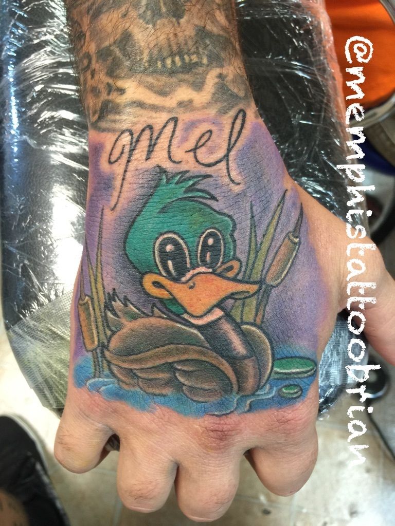 Zombie Duck | Tattoos, Cartoon tattoos, Original tattoos