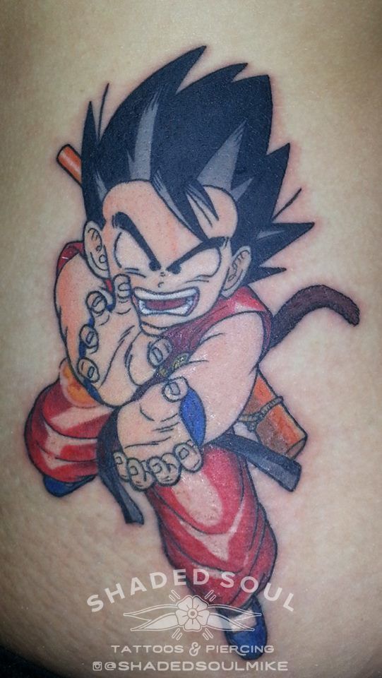 Kamehameha! 🐉 🔥 Goku by @joshuabowers | Goku, Kamehameha, Tattoos