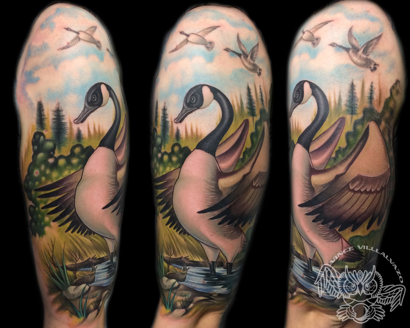 Canadian Goose Tattoo by timbecktattoos  Tattoogridnet
