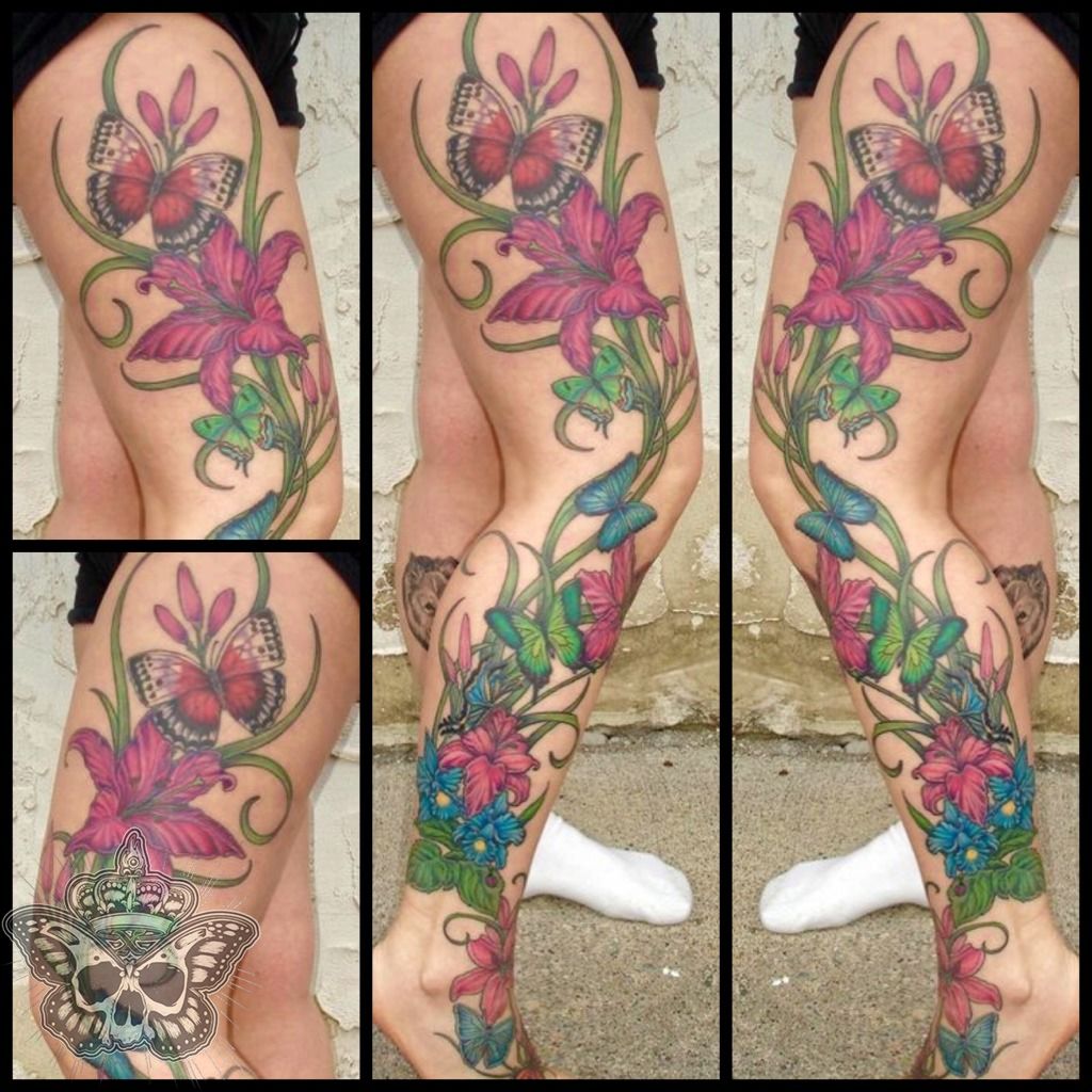30+ Beautiful Flower Tattoo Ideas : Peony Tattoo on Leg I Take You |  Wedding Readings | Wedding Ideas | Wedding Dresses | Wedding Theme