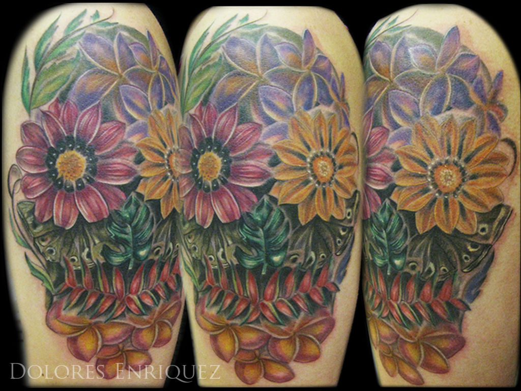 Tropical flower thigh piece  Affliction Ink Tattoo  Facebook