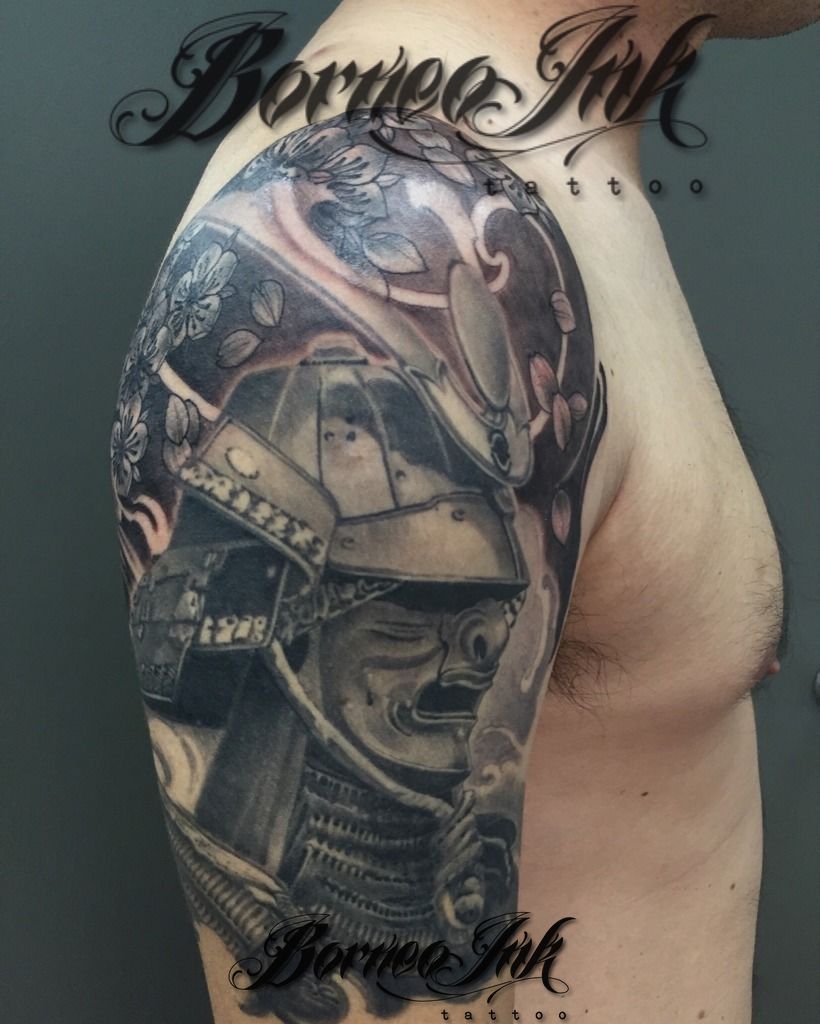 Samurai for Robyn 🙏🏼 #tattoo #blackandgreytattoo #samuraitattoo #tat... |  TikTok