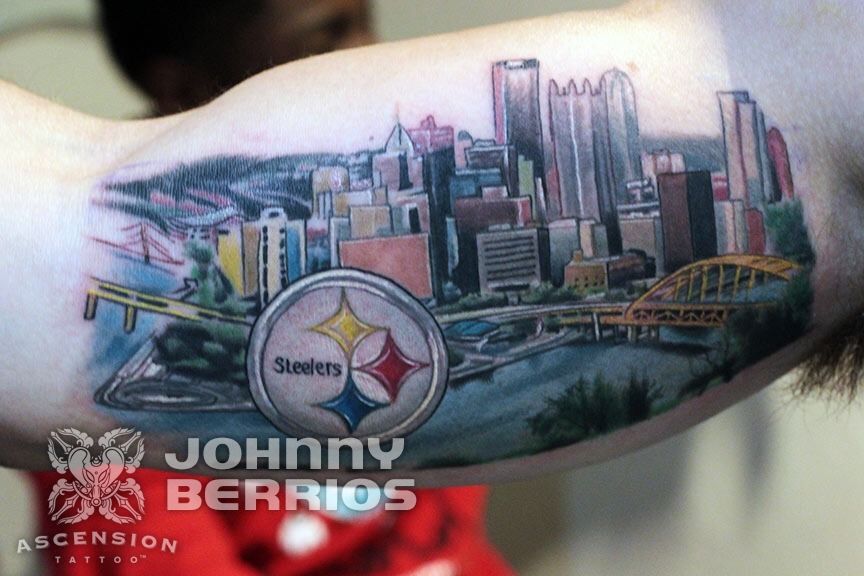 Photos Steelers fan finishes incredible tattoo after 5 years  WPXI