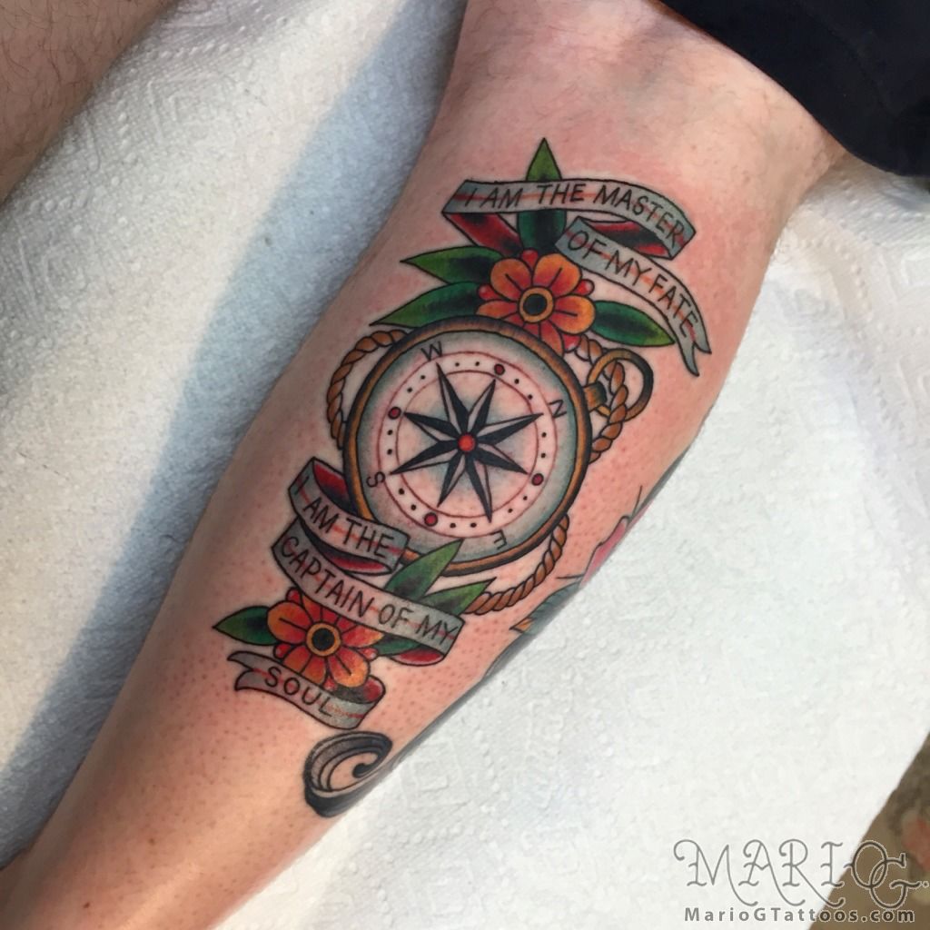 Division Street Tattoo Company - Traditional compass tattoo -Michael #tattoo  #traditional #tattoomountjuliet #nashvilletattoo #nashville #compasstattoo # compass #colortattoo #tattooideas #armtattoo | Facebook