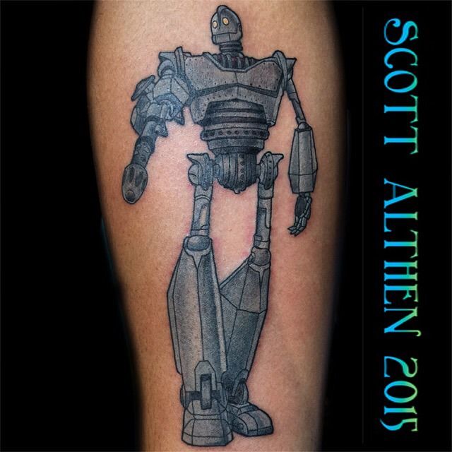 The Iron Giant by Owen Black at 27Tattoo in St George UT  rtattoos