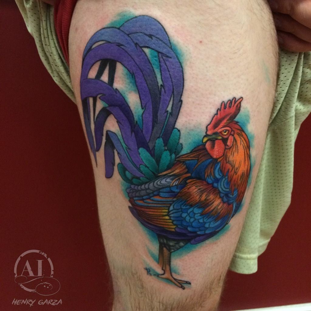 Southernmost Tattoo  A rooster stands for pride hope a new day and even  resurrection For the Chinese rooster symbolism is linked to good luck  wealth and fortune keywesttattoo rooster henlife luck 