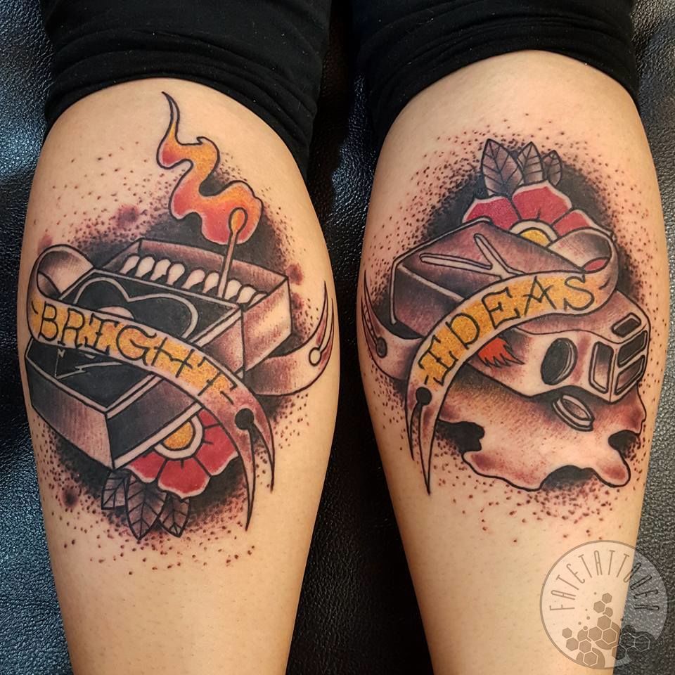 Chase Martines on Instagram: “Got to add this coffin to Mike's Alkaline Trio  heart. Giving it a little face lift! Thanks again Mike! #gritnglory  @gritng… | Tatuajes
