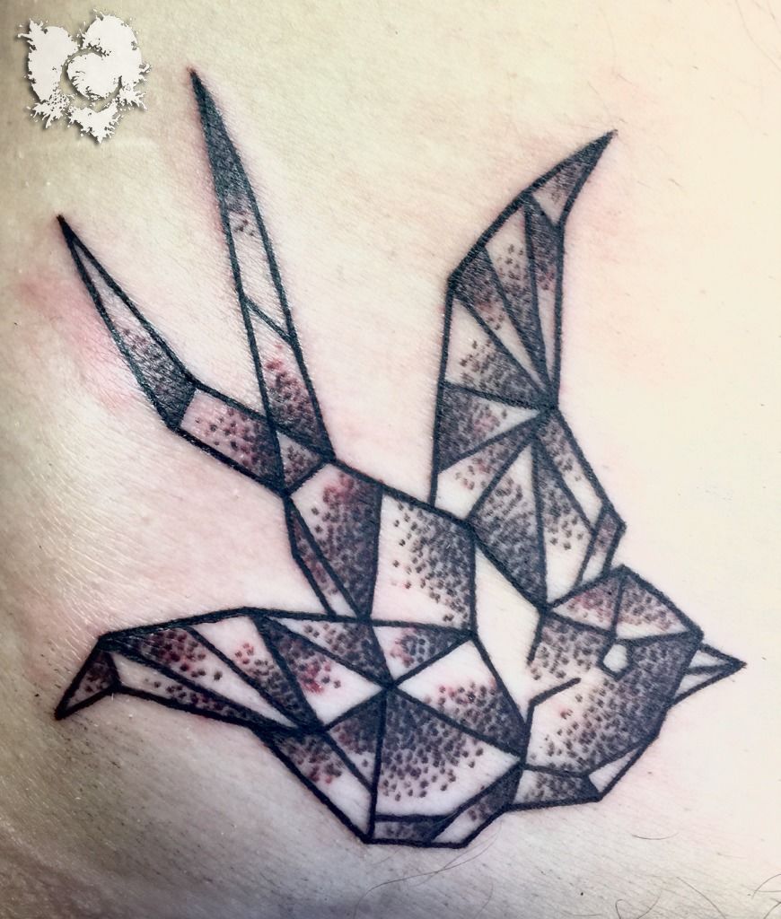 Origami Crane Temporary Tattoo | EasyTatt™