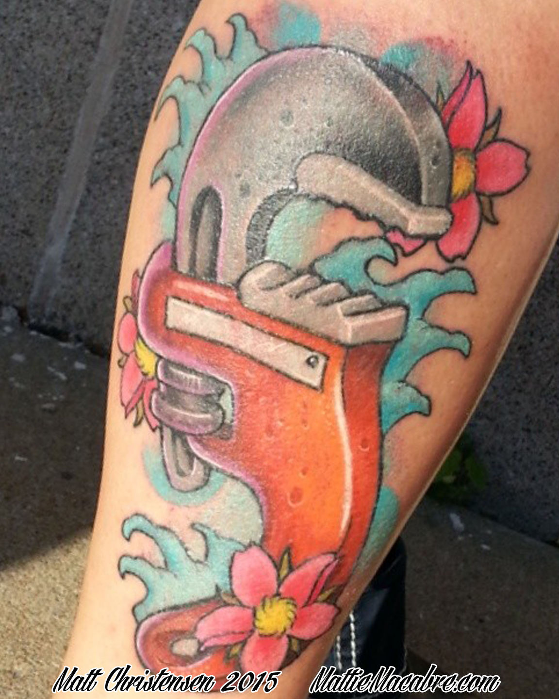Busted Wrench Memorial by Joe Todd: TattooNOW