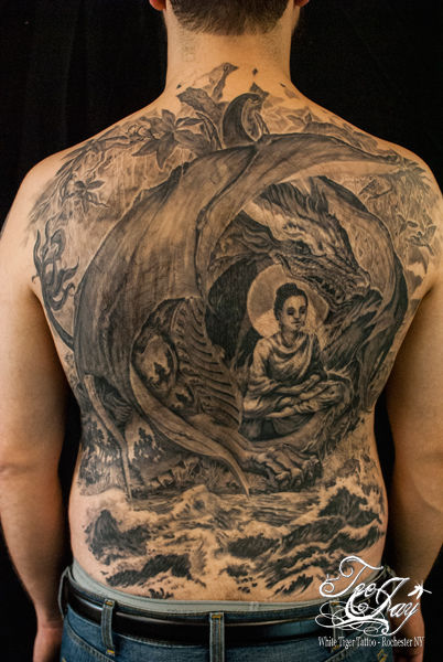 Inspirational Buddha Tattoo by Tattoo Artist Mukesh Tupkar 