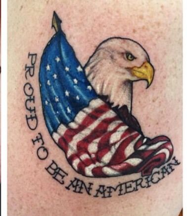 I'm a big fan of the United States. Do you have a patriotic tattoo, shirt,  wall hanging or anything else that's pro USA that we can see? - Quora