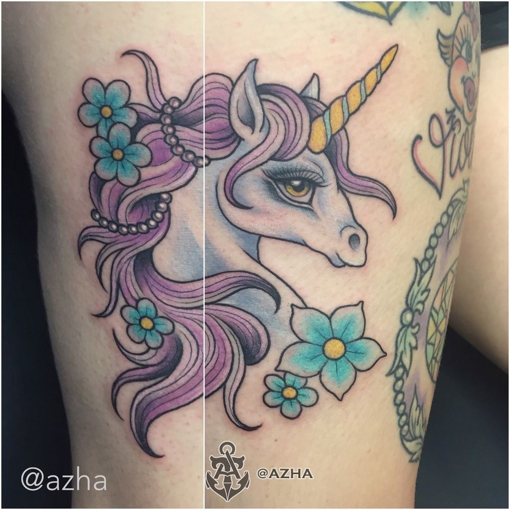Last Unicorn tattoo by DarkUnicor on DeviantArt