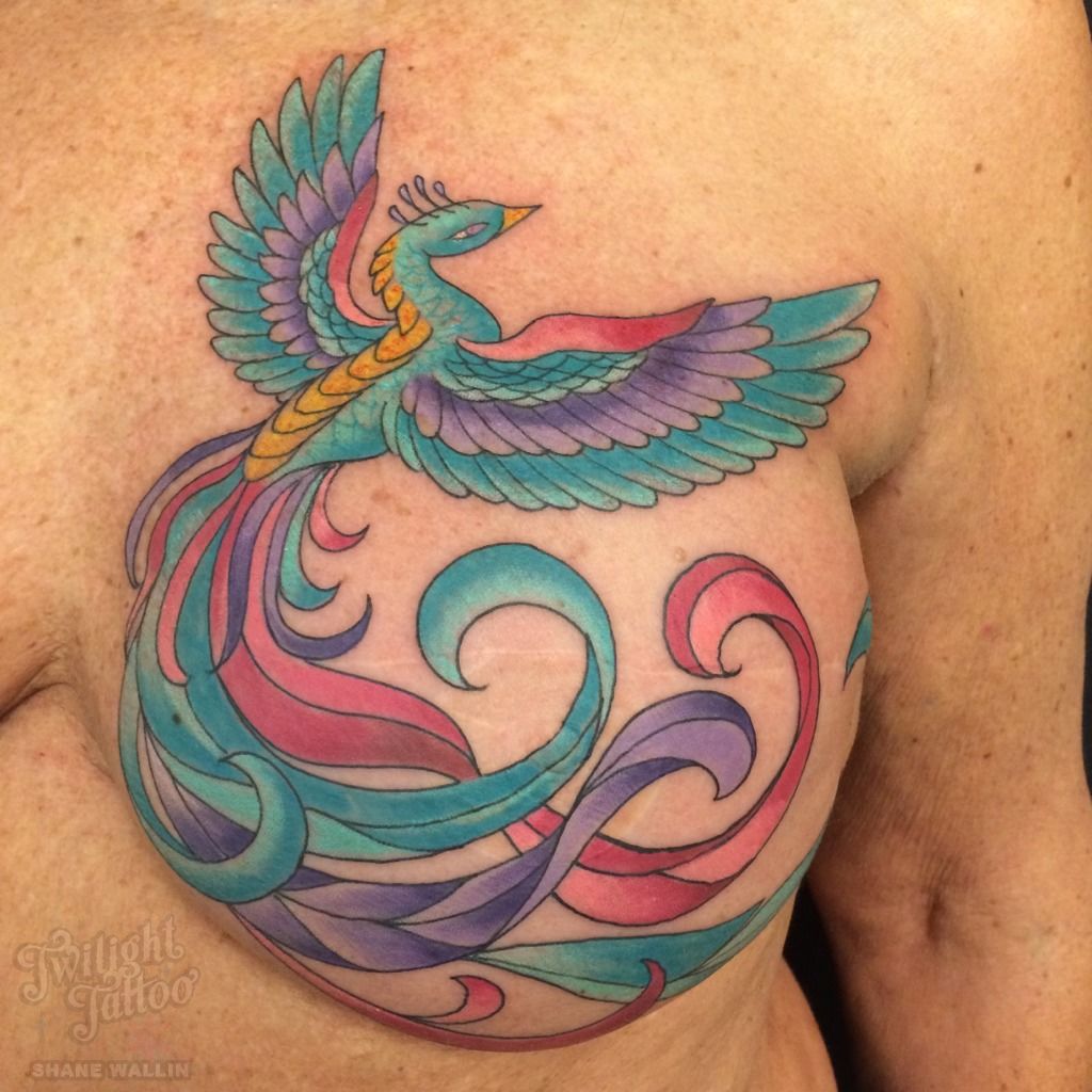mastectomytattoo:phoenix-breast -cancer-mastectomy-mastectomy-scar-coverup-mastectomy-tattoo