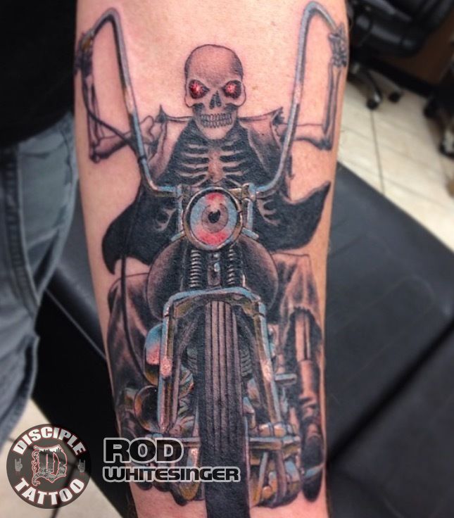 Almost scary bikers tattoo in 20 images