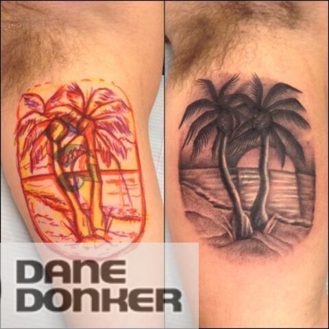 100 Palm Tree Tattoos For Men  Tropical Design Ideas