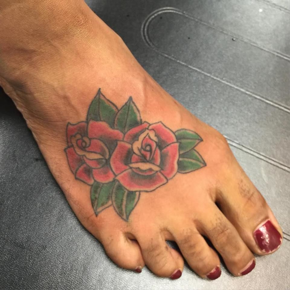10 Best Rose On Foot Tattoo IdeasCollected By Daily Hind News  Daily Hind  News