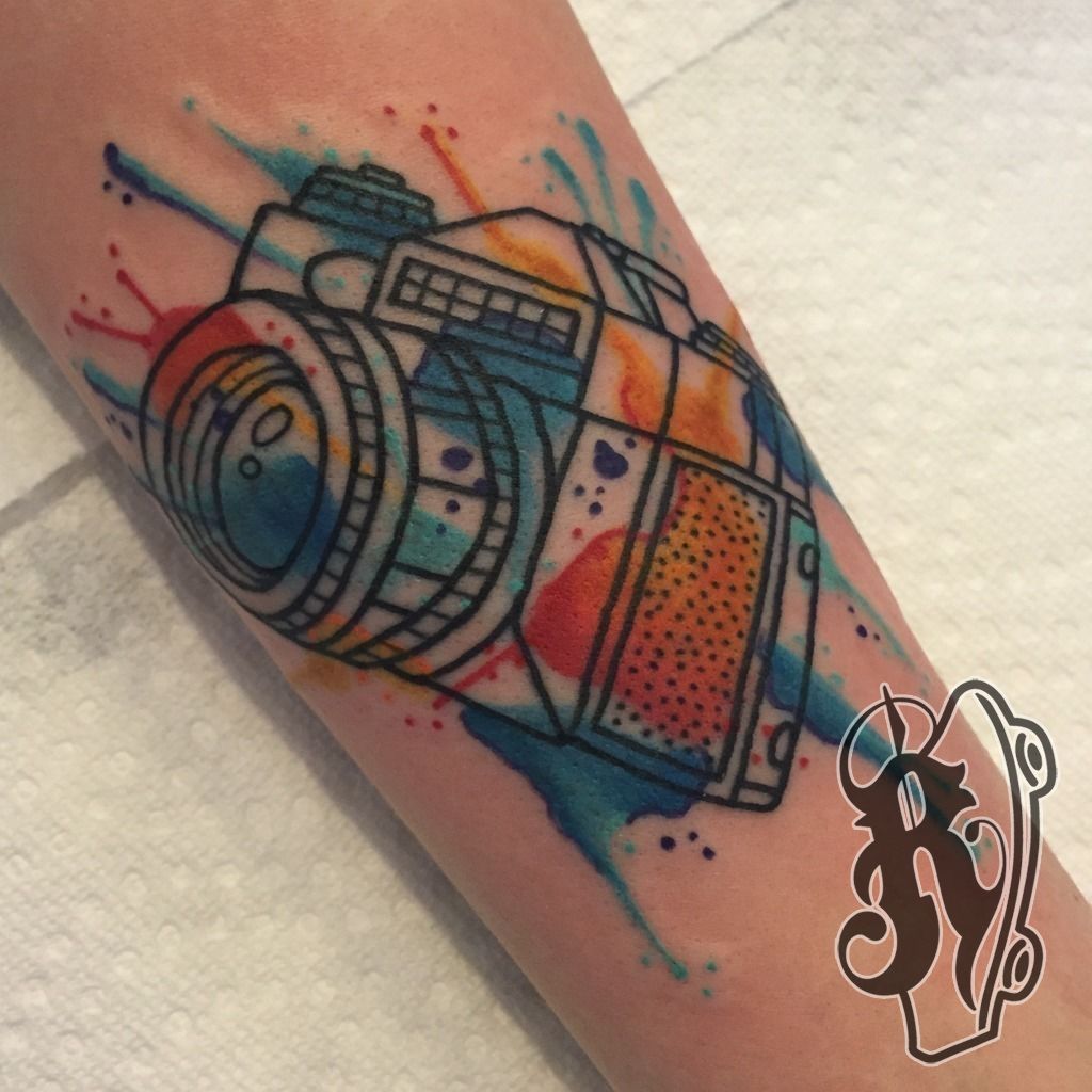 Classic Video Camera done by Ashley Crow at The Crow Quill in Southampton,  UK : r/tattoos