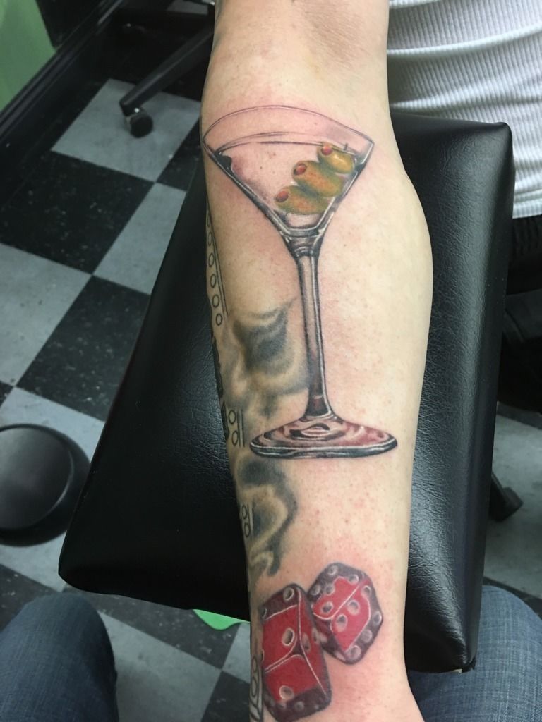 pin up girl martini glass tattoo | Iknowcraig@hotmail.com ww… | Flickr