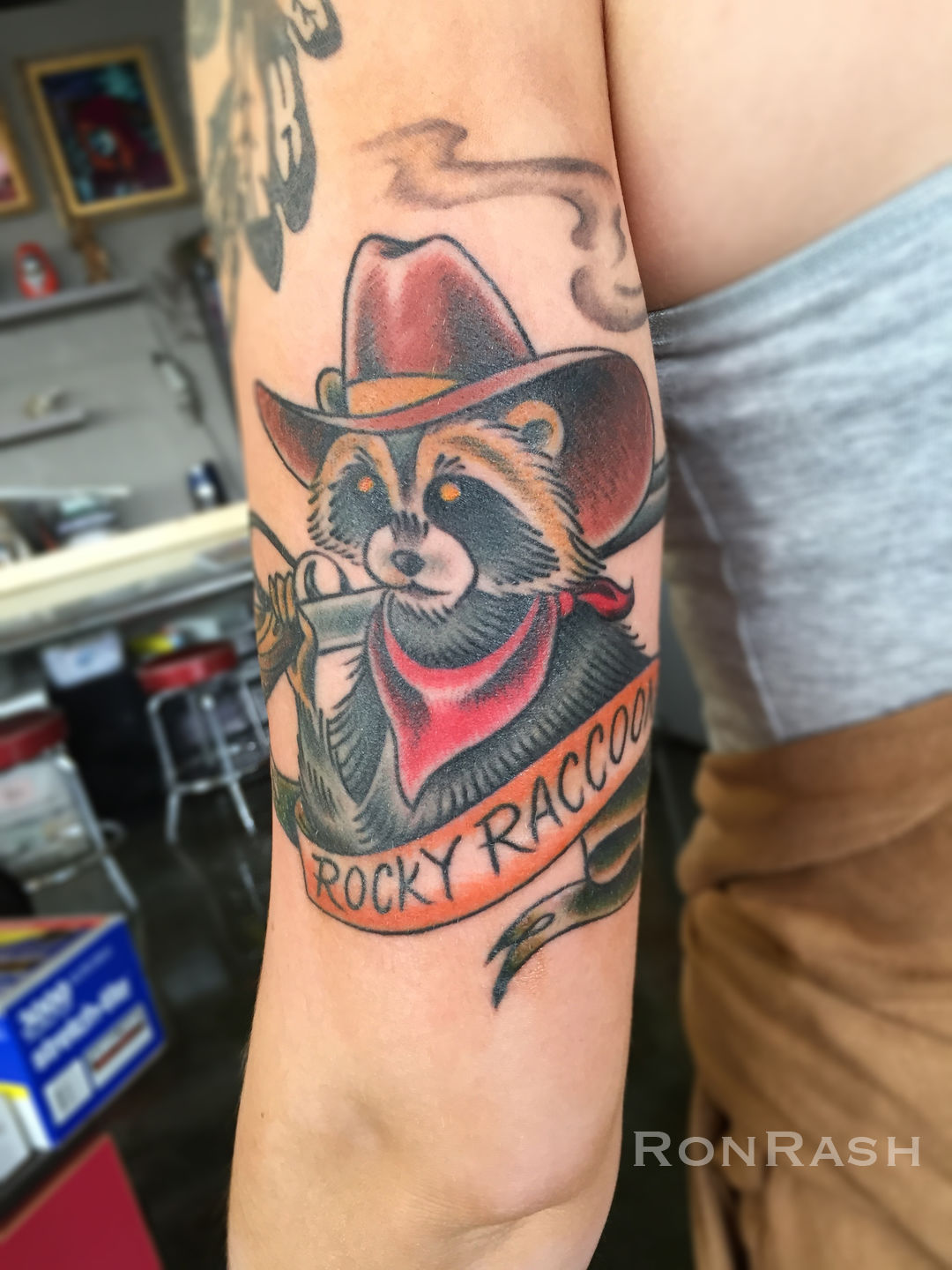 The Artistic Appeal Of Cowboy Raccoon Tattoos