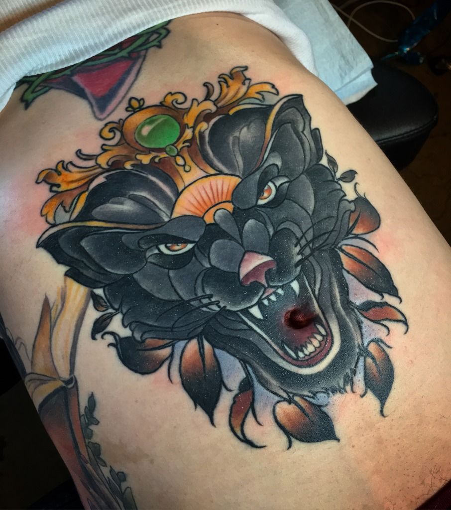 Guru Tattoo  Super fun one with Andrew done by Joshua Weeks Andrew  youre one tough dude Books are currently closed For any updates please  follow Joshua Weeks  sandiegotattooartist tattoo tattooed 