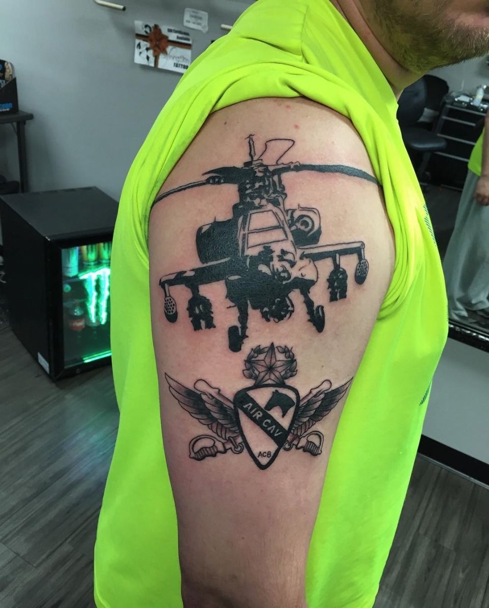helicopter tattoo  Tattoos I tattoo Live colorfully