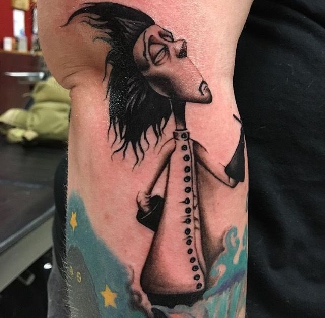 Tattoo tagged with actor big black and grey disney character disney  facebook famous character fictional character film and book johnny  depp patriotic portrait sergiofernandez tim burton s alice in  wonderland tim burton