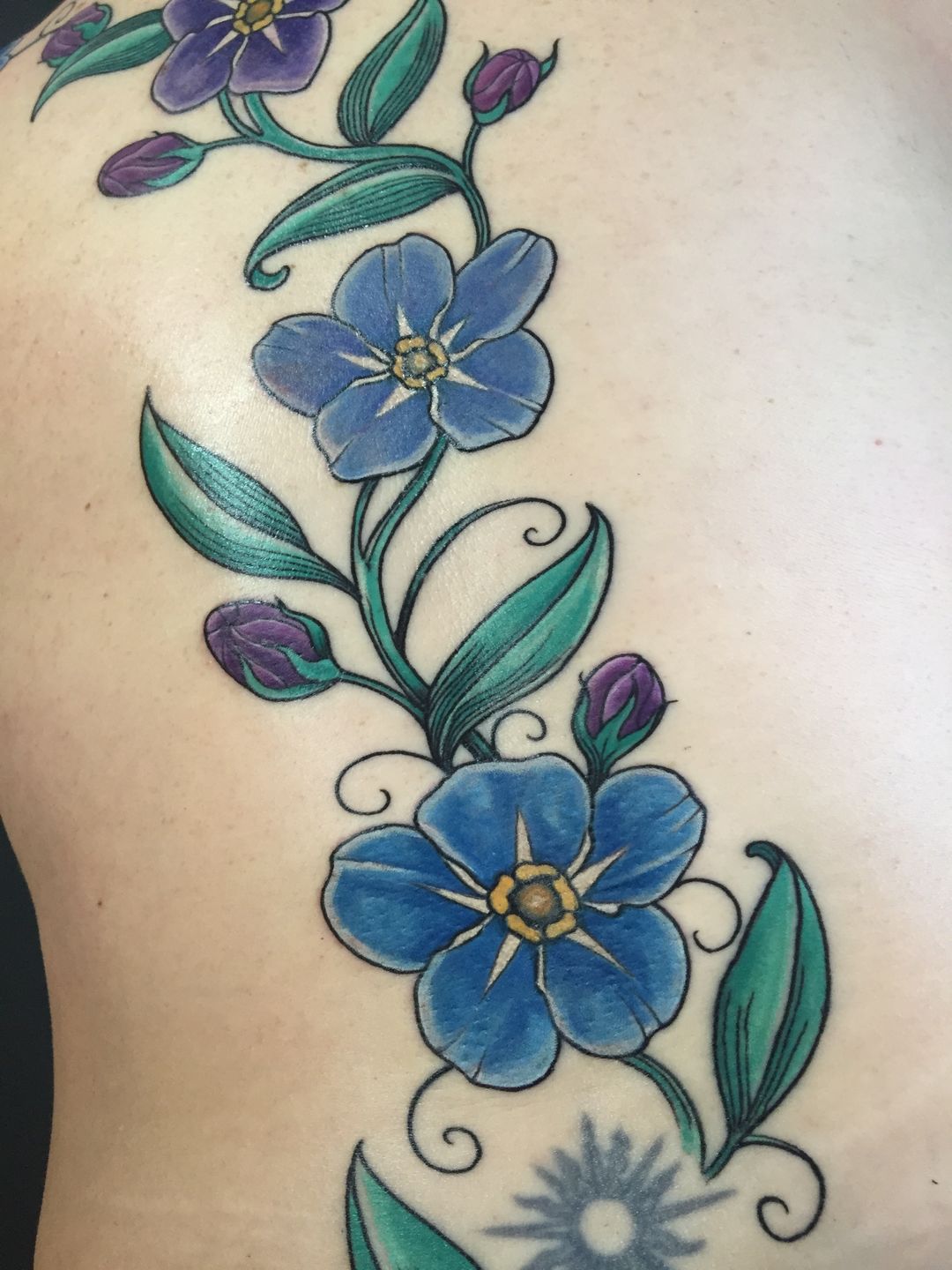 Forgetmenot Blue Flower Tattoo  Best Tattoo Ideas Gallery