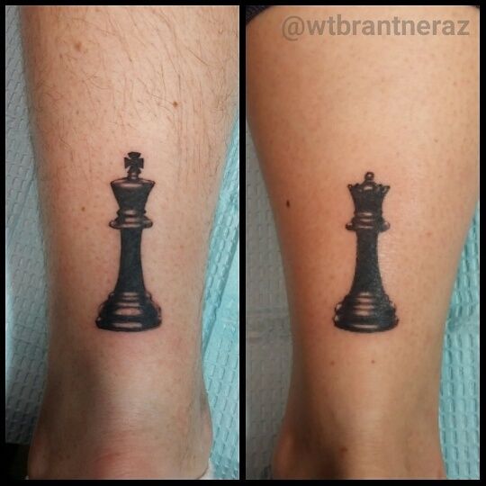 queen chess tattoo