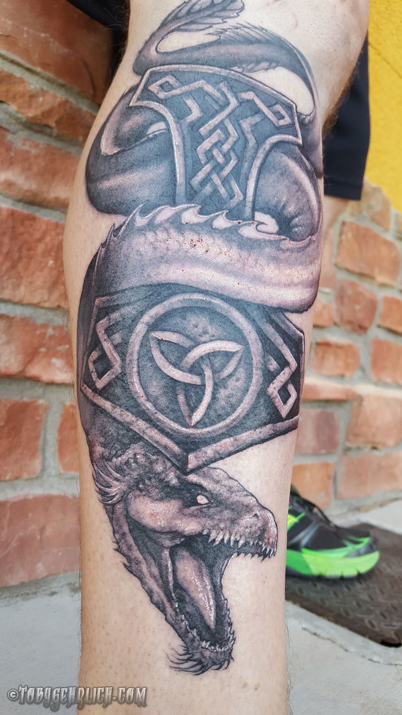 world serpent tattoo