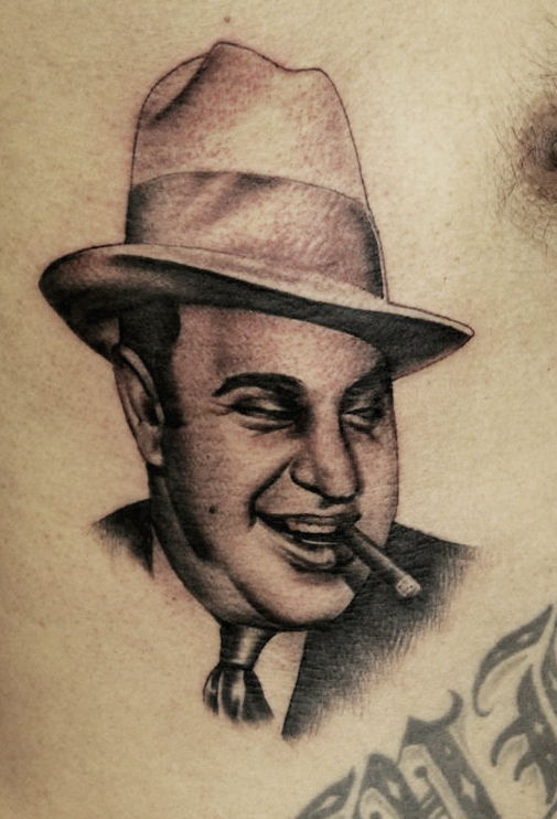 Latest Capone gangtattoo blackandgray Tattoos | Find Capone gangtattoo blackandgray Tattoos