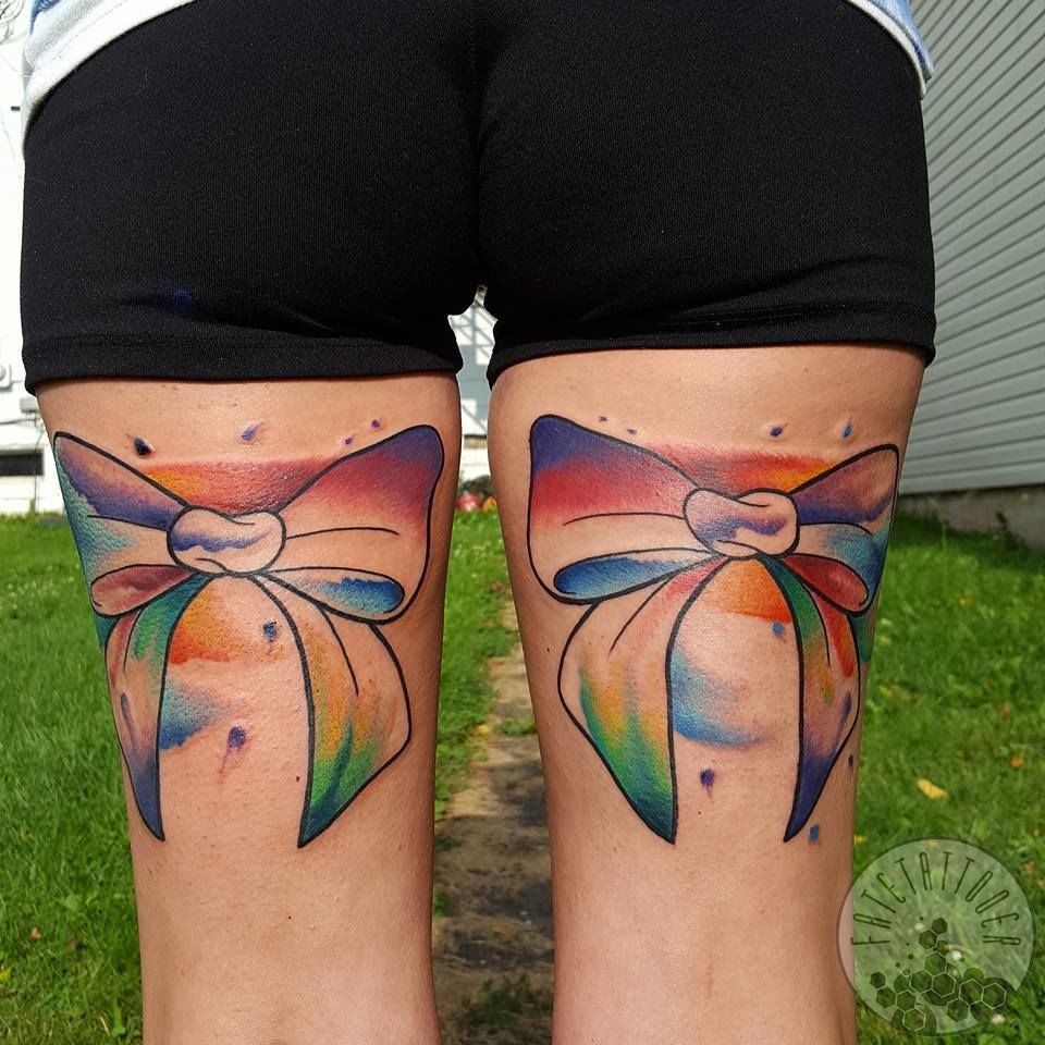 36 Attractive Corset Tattoos On Leg - Tattoo Designs – TattoosBag.com