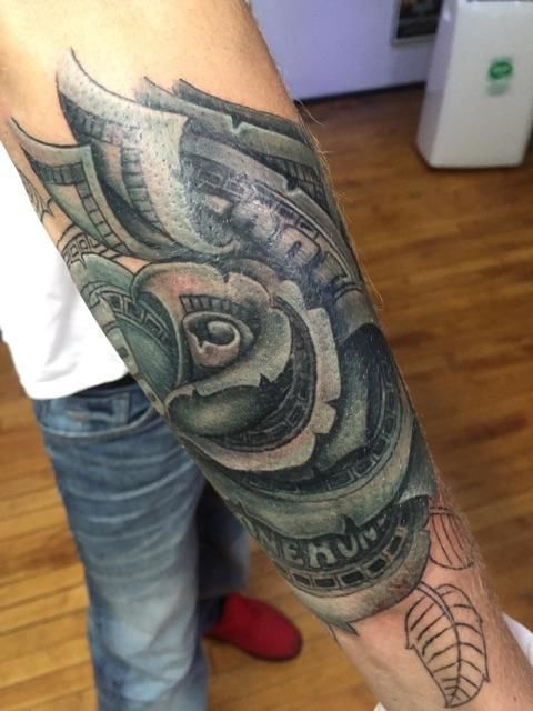 Money Rose Tattoos  Photos of Works By Pro Tattoo Artists at theYoucom