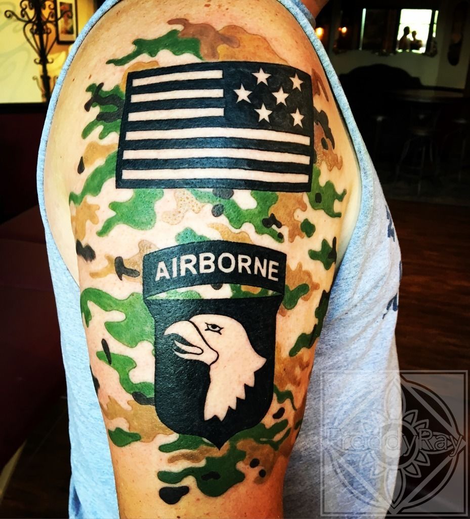 101st airborne division tattoo