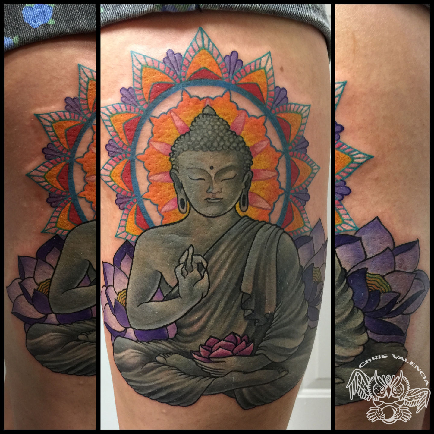 Premium Photo | Vector tattoo art buddha on lotus hand drawing sketch image  generative ai