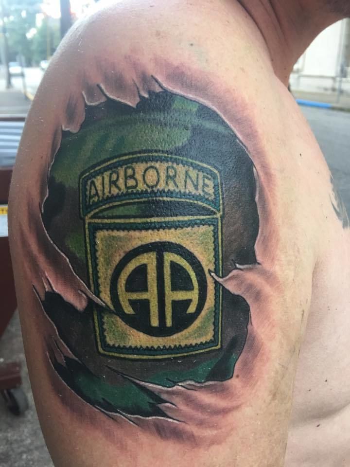 Tattoo uploaded by Haley Beshears  Wing it represents me being airborne  in the army also japanese writing says airborne then the date is my  brothers birthday because he was the one
