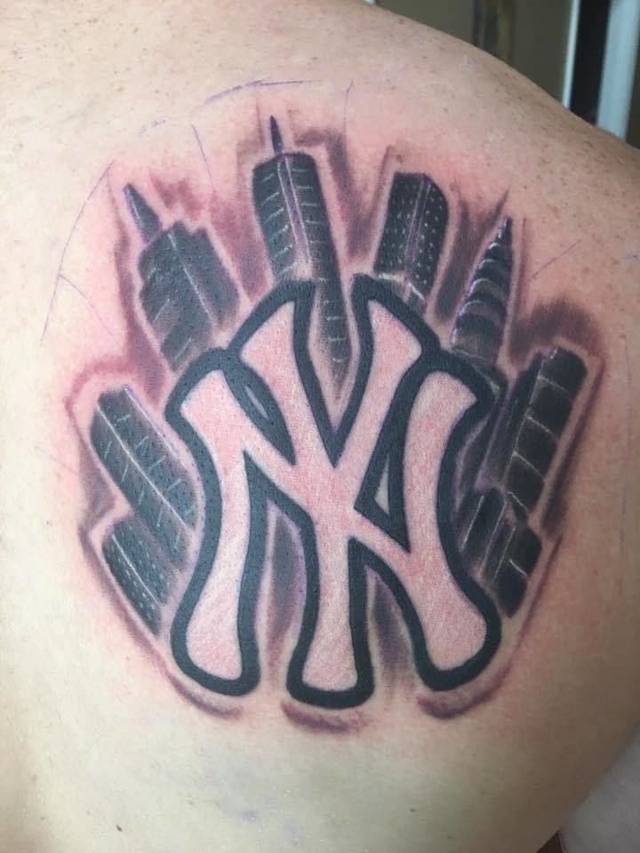 yankees' in Bold lettering Tattoos • Search in +1.3M Tattoos Now • Tattoodo