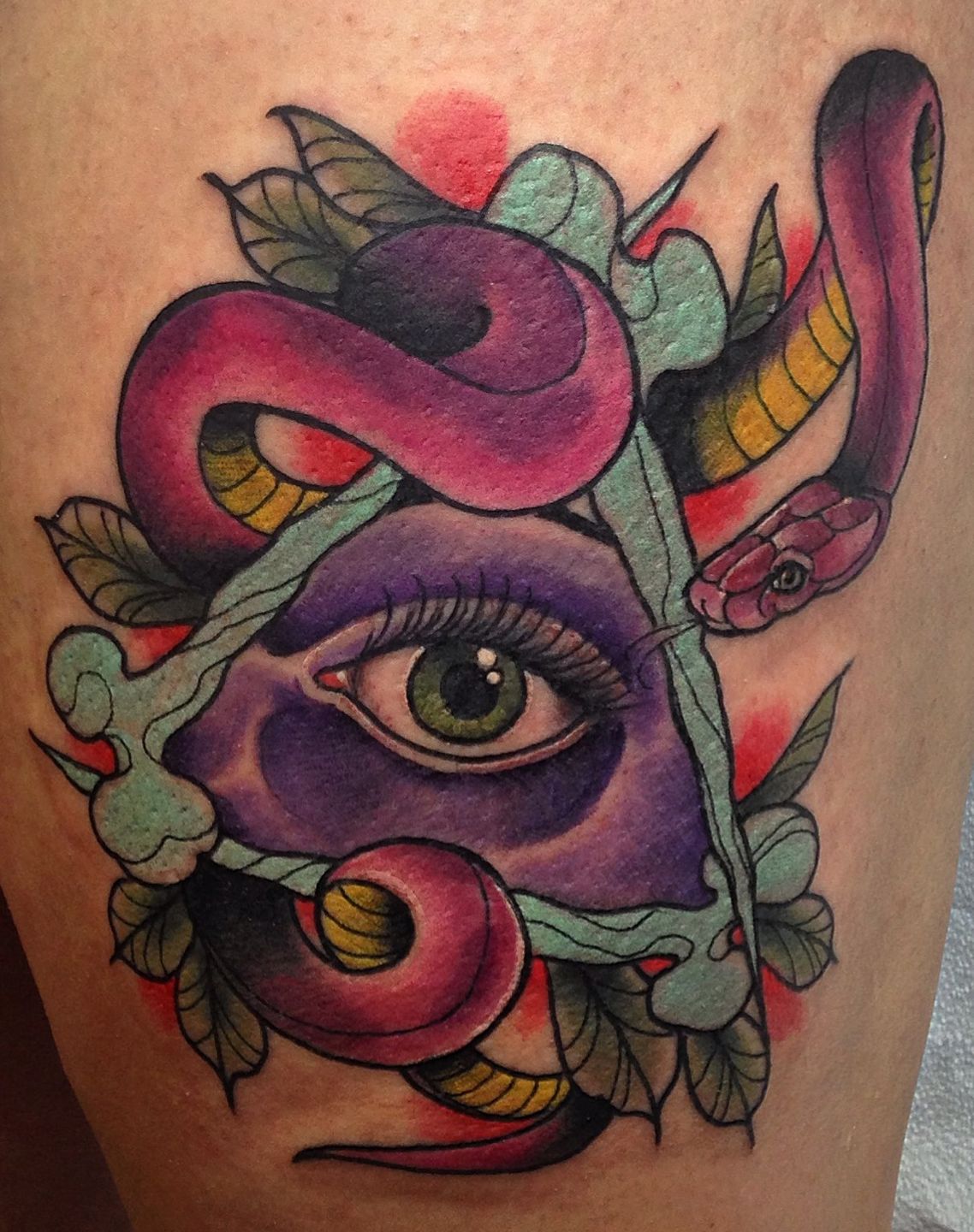 snake eye tattoo by hiinaar on DeviantArt