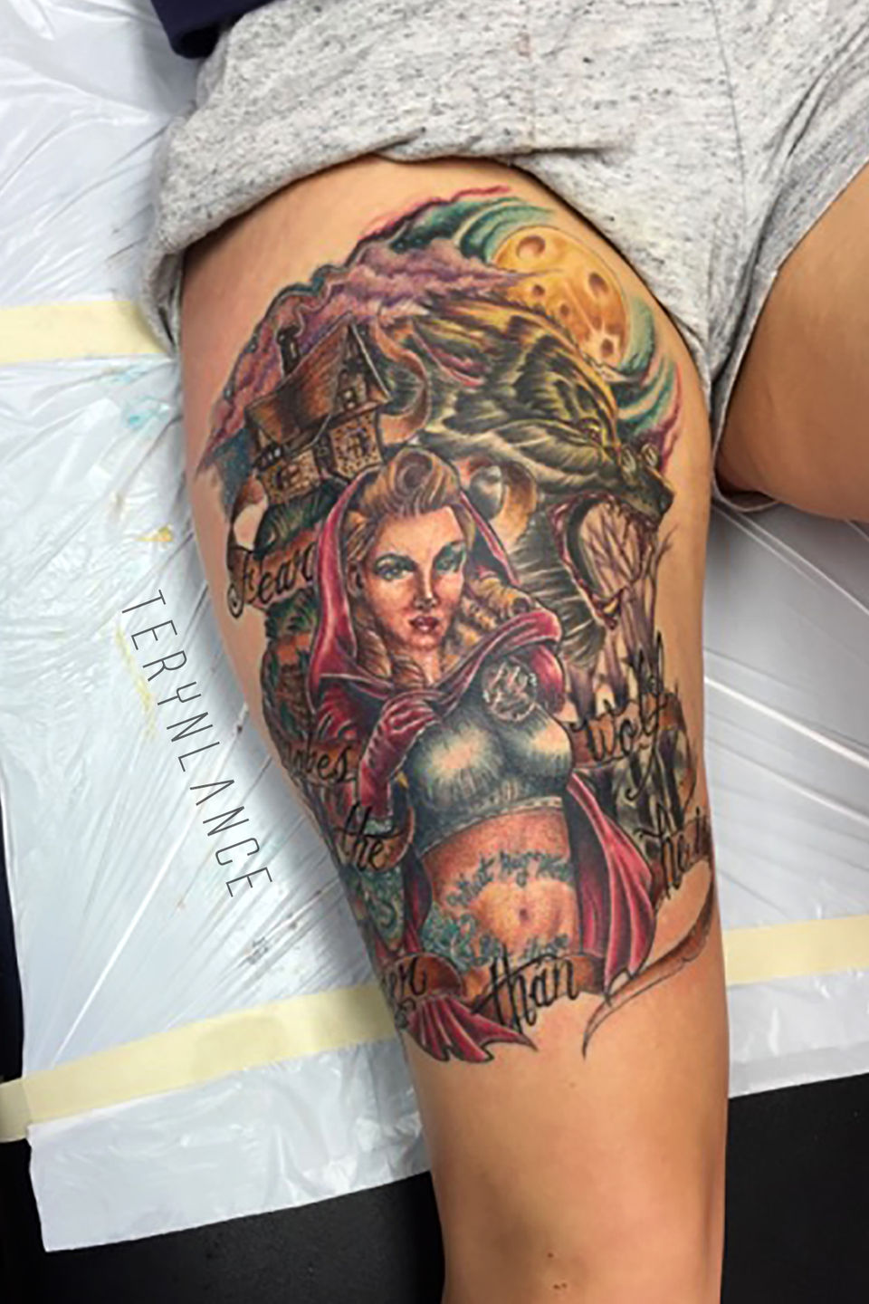A little Redhood tattoo Tried a  Reaper Custom Tattoos  Facebook