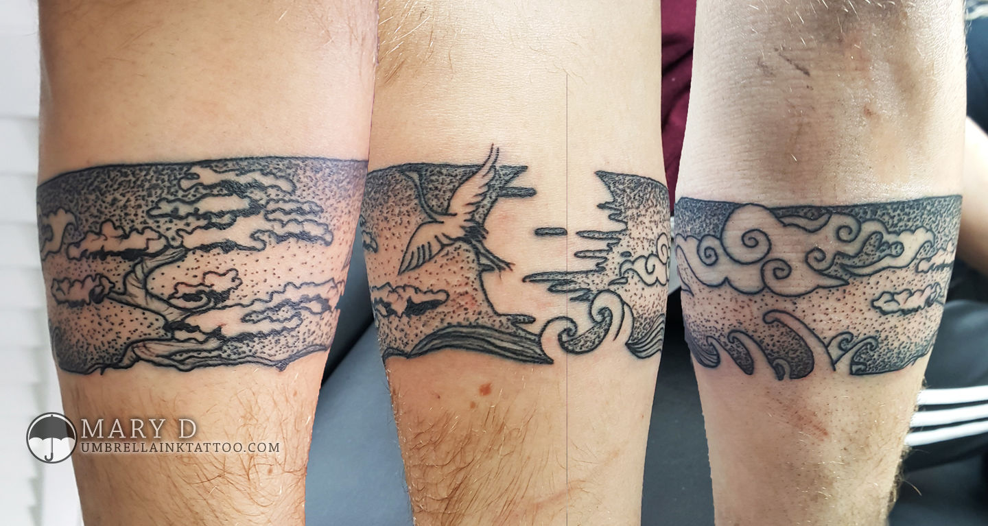 Koi Fish Datura Armband Herbal Tattoo Stickers 7-15 Days Lasting  Semi-permanent Strip Ukiyo-e Dragon Phoenix Totem Fake Tattoo - AliExpress