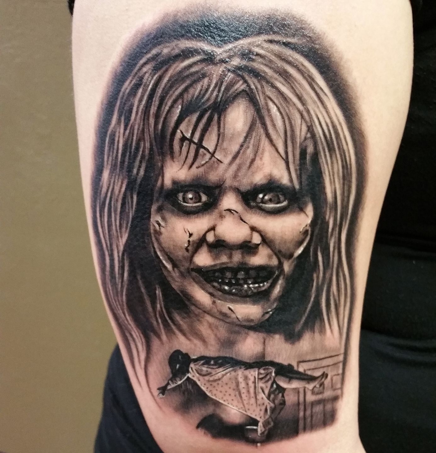 Art Junkies Tattoo Studio  Tattoos  Movie Horror  Black and Grey Portrait  Tattoo of Nosferatu