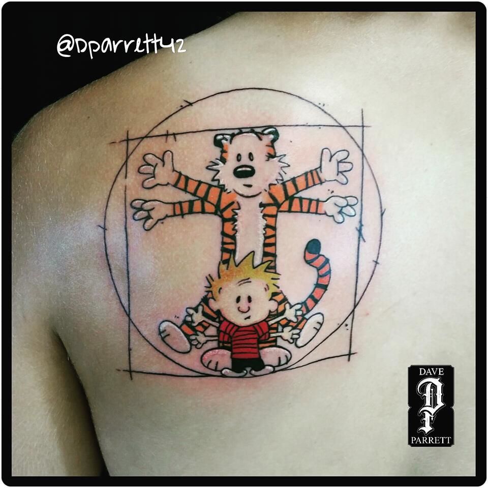 Calvin and Hobbes Tattoos